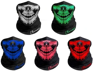 Breathable Seamless Tube Skull Face Mask half Windproof Motorcycle Bicycle Face Mask (M-color-5) Breathable Seamless Tube Skull Face Mask half Windproof Motorcycle Bicycle Face Mask (M-color-5)