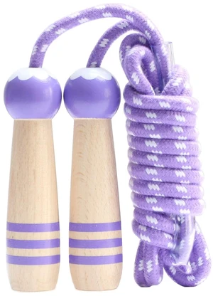 Jump Rope Kids,8.5ft Adjustable Cotton Skipping Rope with Wooden Handle for Boys and Girls Fitness Outdoor Exercise (Purple) Jump Rope Kids,8.5ft Adjustable Cotton Skipping Rope with Wooden Handle for Boys and Girls Fitness Outdoor Exercise (Purple)