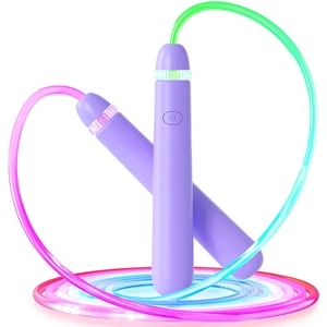 LED Light Up Jump Rope for Kids Glow, Rechargeable, Exercise | 7 Color Modes Long Battery Adjustable 9.2ft Sweat-Proof Handles Fun for Boys & Girls Outdoor Play Birthday Gift LED Light Up Jump Rope for Kids Glow, Rechargeable, Exercise | 7 Color Modes Long Battery Adjustable 9.2ft Sweat-Proof Handles Fun for Boys & Girls Outdoor Play Birthday Gift
