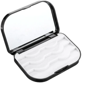 Eyelash Storage Case, 3 Layer False Eyelash Travel Case Fake Eye Lash Cases with Mirror Makeup Storage Box Empty Cosmetic Organizer Box Lash Packaging Can Store 3 Pairs (Black) Eyelash Storage Case, 3 Layer False Eyelash Travel Case Fake Eye Lash Cases with Mirror Makeup Storage Box Empty Cosmetic Organizer Box Lash Packaging Can Store 3 Pairs (Black)