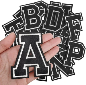 Letter Iron on Patches, Iron on Letters(A-Z) for Fabric, Full Embroidery Letters for Clothing, Hats, Dress, Jeans, T-Shirts, Backpacks, Etc(Black) Letter Iron on Patches, Iron on Letters(A-Z) for Fabric, Full Embroidery Letters for Clothing, Hats, Dress, Jeans, T-Shirts, Backpacks, Etc(Black)