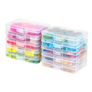 Photo Storage Cases |Made in USA| Fits 4"x6", (10-Pack) - Clear | Picture Box Containers for Tasks, Stickers, Ephemera, & Flashcards Organization Photo Storage Cases |Made in USA| Fits 4"x6", (10-Pack) - Clear | Picture Box Containers for Tasks, Stickers, Ephemera, & Flashcards Organization