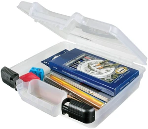 10-Inch Quick View Deep Base Carrying Case, Translucent | Clear View Lid, Deep Base, Carry Handle, Secure Latches, Portable Craft Storage, Translucent 10-Inch Quick View Deep Base Carrying Case, Translucent | Clear View Lid, Deep Base, Carry Handle, Secure Latches, Portable Craft Storage, Translucent