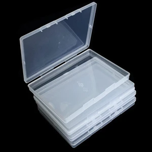 4 Pack A6 Clear Plastic Box Small Storage Boxes Transparent Greeting Card Photo Storage Cases for Paper Photos Stamps Cards Envelope Protector Office Supplies Storage Case (6*4.4 inch) (A6) 4 Pack A6 Clear Plastic Box Small Storage Boxes Transparent Greeting Card Photo Storage Cases for Paper Photos Stamps Cards Envelope Protector Office Supplies Storage Case (6*4.4 inch) (A6)
