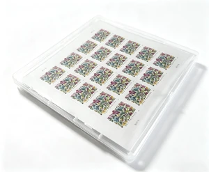 Square Sheet of 20 Stamps Protector Box (No Stamps Included) Square Sheet of 20 Stamps Protector Box (No Stamps Included)