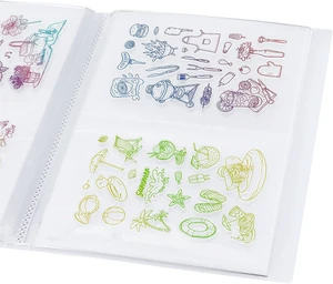 80 Pockets Clear Stamps Storage Album Cut Dies Storage Bag Embossing Folder Keeper Cards Folder Bag for DIY Scrapbooking Arts Crafts Collecting 5.11x7inch 80 Pockets Clear Stamps Storage Album Cut Dies Storage Bag Embossing Folder Keeper Cards Folder Bag for DIY Scrapbooking Arts Crafts Collecting 5.11x7inch