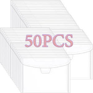 50Pieces Clear Stamp and Dies Storage Bags,Plastic Scrapbooking Storage Bags 7.5x5.5inch Die Storage Pockets Resealable Plastic Envelopes Pockets for with Label Stickers for Cutting Dies Stencil Craft 50Pieces Clear Stamp and Dies Storage Bags,Plastic Scrapbooking Storage Bags 7.5x5.5inch Die Storage Pockets Resealable Plastic Envelopes Pockets for with Label Stickers for Cutting Dies Stencil Craft