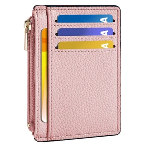 Womens Credit Card Holder Wallet, Small Slim RFID Blocking Sleeve | Mini Tiny Cute ID Case, Minimalist Zipper Pocket Wallet, Thin Coin Purse, Mothers Gift Womens Credit Card Holder Wallet, Small Slim RFID Blocking Sleeve | Mini Tiny Cute ID Case, Minimalist Zipper Pocket Wallet, Thin Coin Purse, Mothers Gift