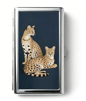Vintage Art Deco Versatile Card & Cash/Cigarette Holder Case, Slim Metal Wallet for Women Men Credit ID Business Cards (#E) Vintage Art Deco Versatile Card & Cash/Cigarette Holder Case, Slim Metal Wallet for Women Men Credit ID Business Cards (#E)