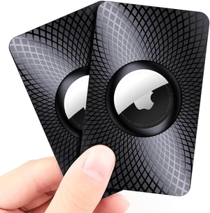Compatible with Apple AirTag (1st & 2nd Generation), Ultra Thin AirTag Wallet Holder 2 Pack, Slim AirTag Card Holder Case for Purse, Handbag, Backpack, or Clutch Compatible with Apple AirTag (1st & 2nd Generation), Ultra Thin AirTag Wallet Holder 2 Pack, Slim AirTag Card Holder Case for Purse, Handbag, Backpack, or Clutch
