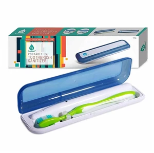 Portable UV Toothbrush Sanitizer Case - Travel Toothbrush Sanitizer and Holder - For Electric and Manual Brush Heads with UV Light & Auto Shut Off Timer Portable UV Toothbrush Sanitizer Case - Travel Toothbrush Sanitizer and Holder - For Electric and Manual Brush Heads with UV Light & Auto Shut Off Timer