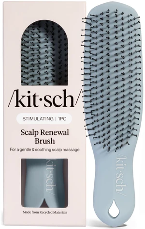 Scalp Renewal Brush - Hairbrush Scalp Massager - Haze Blue | Exfoliating Hair Brush, Gentle Head Massage Brush to Remove Buildup, Boost Circulation & Relaxing Head Scrubber for Hair Wash Scalp Renewal Brush - Hairbrush Scalp Massager - Haze Blue | Exfoliating Hair Brush, Gentle Head Massage Brush to Remove Buildup, Boost Circulation & Relaxing Head Scrubber for Hair Wash