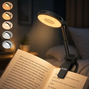 Book Light for Night Reading in Bed: Rechargeable Clip On Reading Light | 18 LED Eye-Caring Booklight with 5 Color Temps, Silent Stepless Dimming, Timer & Memory 90Hrs Runtime Gifts for Book Lovers Book Light for Night Reading in Bed: Rechargeable Clip On Reading Light | 18 LED Eye-Caring Booklight with 5 Color Temps, Silent Stepless Dimming, Timer & Memory 90Hrs Runtime Gifts for Book Lovers