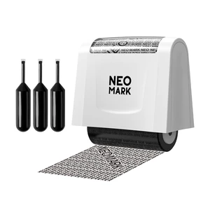 Identity Theft Protection Roller Stamp with 3 Ink Refills, White | Self-Inking Design, 1.6" Wide, Double-Sided Privacy Coverage, Quick Blockout, for Files, Bills & Receipts Identity Theft Protection Roller Stamp with 3 Ink Refills, White | Self-Inking Design, 1.6" Wide, Double-Sided Privacy Coverage, Quick Blockout, for Files, Bills & Receipts