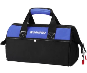 13-inch Tool Bag, Wide Mouth Tool Tote with Inside Pockets | Multi-Pocket, Heavy Duty Cloth, Double-pull Zipper, for Workshops, Outdoor Projects 13-inch Tool Bag, Wide Mouth Tool Tote with Inside Pockets | Multi-Pocket, Heavy Duty Cloth, Double-pull Zipper, for Workshops, Outdoor Projects