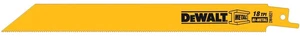 Reciprocating Saw Blades, Straight Back, Bi-Metal, 8-Inch, 18 TPI, 5-Pack (DW4821) Reciprocating Saw Blades, Straight Back, Bi-Metal, 8-Inch, 18 TPI, 5-Pack (DW4821)