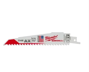 6" L Bi-Metal Reciprocating Saw Blade, 5 pk. 6" L Bi-Metal Reciprocating Saw Blade, 5 pk.