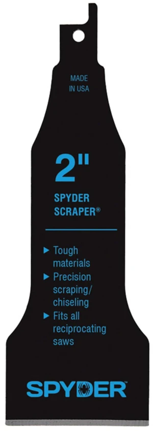 2-Inch Scraper Blade Attachment for Reciprocating Saws, for Removing Tile, Linoleum, Adhesives, Mastics, and More (00319) 2-Inch Scraper Blade Attachment for Reciprocating Saws, for Removing Tile, Linoleum, Adhesives, Mastics, and More (00319)