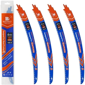 Arc Edge Reciprocating Saw Blades 15inch 6TPI for Pruning 4pcs | Tree Trimming|Curved Edge Wood Pruning,Japanese Teeth,Fleam Ground Teeth,Up to 3x Life,Larger Branches,Universal Shank Arc Edge Reciprocating Saw Blades 15inch 6TPI for Pruning 4pcs | Tree Trimming|Curved Edge Wood Pruning,Japanese Teeth,Fleam Ground Teeth,Up to 3x Life,Larger Branches,Universal Shank