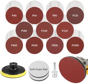 114PCS 5 Inch Angle Grinder Sanding Discs Polishing Pad Kit | Includes 5 Inch 40-1000 Grit Sanderpaper,Hook and Loop Foam Backing Pad with 5/8-11 Threads for Wood Metal Polishing 114PCS 5 Inch Angle Grinder Sanding Discs Polishing Pad Kit | Includes 5 Inch 40-1000 Grit Sanderpaper,Hook and Loop Foam Backing Pad with 5/8-11 Threads for Wood Metal Polishing