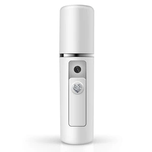 Nano Facial Mister Moisturizing Atomization Humidifier Cool Mist Facial Steamer Handy Mist Sprayer Moisturizing & Hydrating for Skin Care, Makeup, Eyelash Extensions (White) Nano Facial Mister Moisturizing Atomization Humidifier Cool Mist Facial Steamer Handy Mist Sprayer Moisturizing & Hydrating for Skin Care, Makeup, Eyelash Extensions (White)