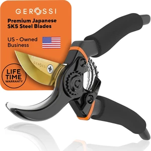 Premium Bypass Pruning Shears for Gardening, Heavy Duty Ultra Sharp Blade | Pruners with Soft Cushion Grip Handle, Japanese Grade High Carbon Steel Blade, Cuts Through Anything in Your Yard Premium Bypass Pruning Shears for Gardening, Heavy Duty Ultra Sharp Blade | Pruners with Soft Cushion Grip Handle, Japanese Grade High Carbon Steel Blade, Cuts Through Anything in Your Yard