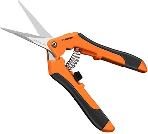 6.5 Inch Garden Scissors, Orange Pruning Shears for Plants, 6-Pack | Straight Precision Stainless Steel Blades, Comfort Ergonomic Grips, Ideal Snip for Deadheading, Trimming & Shaping Plants 6.5 Inch Garden Scissors, Orange Pruning Shears for Plants, 6-Pack | Straight Precision Stainless Steel Blades, Comfort Ergonomic Grips, Ideal Snip for Deadheading, Trimming & Shaping Plants