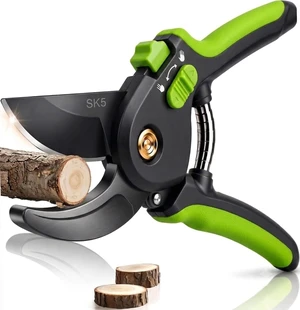8.5" Professional Pruning Shears, Garden Clippers - Cuts 3X Easier Sharp Japanese Blade, Arthritis Friendly Garden Scissors for Seniors, Bonsai Cutters 8.5" Professional Pruning Shears, Garden Clippers - Cuts 3X Easier Sharp Japanese Blade, Arthritis Friendly Garden Scissors for Seniors, Bonsai Cutters