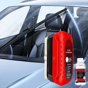 Automotive Oil Film Cleaning Brush for Glass Windshield & Windows Upgrade 2.0 Kit with Cleaner & Refill, Anti-Rain & Anti-Fog Coating, Windshield Cleaner Tool for Clarity and Safer Driving (Red) Automotive Oil Film Cleaning Brush for Glass Windshield & Windows Upgrade 2.0 Kit with Cleaner & Refill, Anti-Rain & Anti-Fog Coating, Windshield Cleaner Tool for Clarity and Safer Driving (Red)