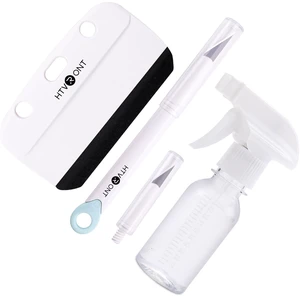 Window Privacy Film Kit - 4 Pcs Tint Kit for Home Glass & Windows | Scratch-Free & Anti-Slip Grip,Safe Detachable Blade, Bubble-Free Smoothing for Stained Glass Window Film Application Window Privacy Film Kit - 4 Pcs Tint Kit for Home Glass & Windows | Scratch-Free & Anti-Slip Grip,Safe Detachable Blade, Bubble-Free Smoothing for Stained Glass Window Film Application