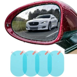 4 PCS Car Rear View Mirror Waterproof Protective Film Anti Glare Anti Fog Rainproof Film HD Nano Anti-Scratch Rain-Proof Anti Water Mist Sticker Safe Driving 4 PCS Car Rear View Mirror Waterproof Protective Film Anti Glare Anti Fog Rainproof Film HD Nano Anti-Scratch Rain-Proof Anti Water Mist Sticker Safe Driving