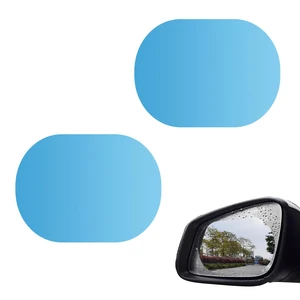 2PCS Mirror Window Film, HD Nano Waterproof Rainproof Side Mirror Guard, Anti Fog Glare Rear View Mirror Film, Universal for SUV, Sedan, Truck 2PCS Mirror Window Film, HD Nano Waterproof Rainproof Side Mirror Guard, Anti Fog Glare Rear View Mirror Film, Universal for SUV, Sedan, Truck