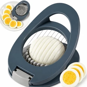 Egg Slicer for Hard Boiled Eggs, Multi Function Stainless Steel Wire Egg Cutter, Egg Salad Maker, Fruit Slicer for Avocado, Strawberry, Kiwi Fruit Egg Slicer for Hard Boiled Eggs, Multi Function Stainless Steel Wire Egg Cutter, Egg Salad Maker, Fruit Slicer for Avocado, Strawberry, Kiwi Fruit