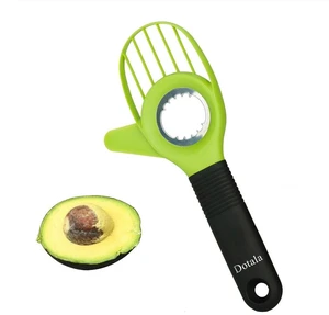 3 in 1 Avocado Slicer Tool Works as a Splitter, Pitter and Cutter as knife peeler scoop with Comfort-Grip Handle (Green-Slicer) 3 in 1 Avocado Slicer Tool Works as a Splitter, Pitter and Cutter as knife peeler scoop with Comfort-Grip Handle (Green-Slicer)