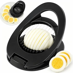 Stainless Steel Wire Egg Cutter, Hard Boiled Egg Slicing Gadget, Egg Salad Making Tool, Versatile Kitchen Accessory for Eggs, Avocado, Strawberry, Kiwi Fruit Stainless Steel Wire Egg Cutter, Hard Boiled Egg Slicing Gadget, Egg Salad Making Tool, Versatile Kitchen Accessory for Eggs, Avocado, Strawberry, Kiwi Fruit