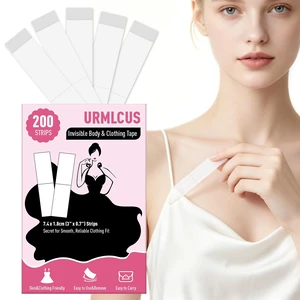 Double Sided Tape for Clothes, Body and Fashion (200 Strips) | Strong Hold, All-Day Secure Fit, Skin Friendly and Hypoallergenic, No Residue, 200 Pre-Cut Strips(0.7"x3") Double Sided Tape for Clothes, Body and Fashion (200 Strips) | Strong Hold, All-Day Secure Fit, Skin Friendly and Hypoallergenic, No Residue, 200 Pre-Cut Strips(0.7"x3")