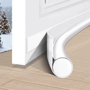 Door Draft Stopper Weather Stripping Door Seal Under Door Sweep Block Cold Air Gaps Front Soundproof Draft Blocker for Bottom of Door Suitable for Interior/Exterior,White Door Draft Stopper Weather Stripping Door Seal Under Door Sweep Block Cold Air Gaps Front Soundproof Draft Blocker for Bottom of Door Suitable for Interior/Exterior,White