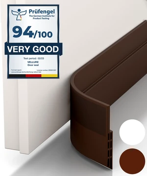Door Draft stoppers for Bottom of Door - NEW Premium Door Sweep/Door Seal Strip (Save Energy installs Quickly and Easily) Door Weather Stripping, Ideal for Keeping Out Cold (1x39 Brown) Door Draft stoppers for Bottom of Door - NEW Premium Door Sweep/Door Seal Strip (Save Energy installs Quickly and Easily) Door Weather Stripping, Ideal for Keeping Out Cold (1x39 Brown)