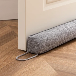 Linen Door Draft Stopper, Removable Washable Cover, 38", Gray | Weighted Gap Filler, Blocks Hot and Cold Air, All-Season Seal, Easy Install, Noise & Wind Blocker, Home Essentials Linen Door Draft Stopper, Removable Washable Cover, 38", Gray | Weighted Gap Filler, Blocks Hot and Cold Air, All-Season Seal, Easy Install, Noise & Wind Blocker, Home Essentials