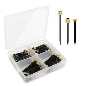 90 Pcs Nails for Hanging Picture Decorative Nail for Hanging Wall Decor Pictures Frame Kit 3 Sizes Picture Hangers Photo Hanger Made of Steel Pin & Brass Head Nails Hardware with Plastic Box (Black) 90 Pcs Nails for Hanging Picture Decorative Nail for Hanging Wall Decor Pictures Frame Kit 3 Sizes Picture Hangers Photo Hanger Made of Steel Pin & Brass Head Nails Hardware with Plastic Box (Black)