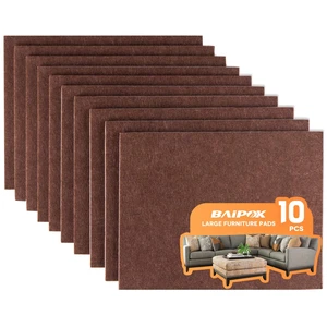 Furniture Pads 10 Pieces Self Adhesive Furniture Felt Pads 8" x 6" Cuttable | Felt Chair Pads, Anti Scratch Furniture Floor Protectors for Furniture Legs Hardwood Floor, Brown Furniture Pads 10 Pieces Self Adhesive Furniture Felt Pads 8" x 6" Cuttable | Felt Chair Pads, Anti Scratch Furniture Floor Protectors for Furniture Legs Hardwood Floor, Brown