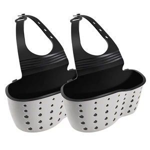 Kitchen Sink Caddy Sponge Holder for Kitchen Sink Accessories Organizer Dish Sponge Holder Ajustable Strap Faucet with Drain Holes for Drying (2 pcs Beige) Kitchen Sink Caddy Sponge Holder for Kitchen Sink Accessories Organizer Dish Sponge Holder Ajustable Strap Faucet with Drain Holes for Drying (2 pcs Beige)