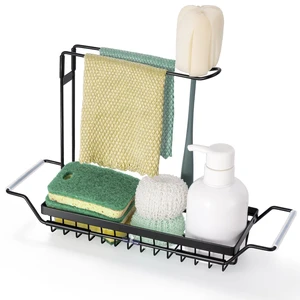 Over the Kitchen Sink Caddy Expandable (14.17-17.32 in) | Stainless Steel Anti-Slip Rustproof Sink Organizer Rack, Hanging Drying Holder for Sponges, Soap, Brushes, Dishcloths and Rag Over the Kitchen Sink Caddy Expandable (14.17-17.32 in) | Stainless Steel Anti-Slip Rustproof Sink Organizer Rack, Hanging Drying Holder for Sponges, Soap, Brushes, Dishcloths and Rag