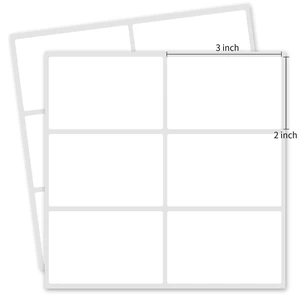 2×3 Inch Removable Blank Freezer Labels,Water/Oil/Tear Resistant/Ink Won't Smudge No Residue (120pcs,1 Bag) 2×3 Inch Removable Blank Freezer Labels,Water/Oil/Tear Resistant/Ink Won't Smudge No Residue (120pcs,1 Bag)