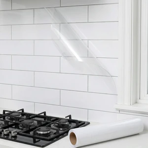 Clear Contact Paper 33ft x 15.7inch Kitchen Transparent Peel and Stick Contact Paper Clear Glossy Self-Adhesive Film Cover Removable Wallpapers Oil Proof Waterproof Sticker Easy to Clean Clear Contact Paper 33ft x 15.7inch Kitchen Transparent Peel and Stick Contact Paper Clear Glossy Self-Adhesive Film Cover Removable Wallpapers Oil Proof Waterproof Sticker Easy to Clean