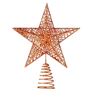 Iron Christmas Tree Star Topper,20cm Glittering Tree Topper | Durable Iron with a Glittering Finish, This 20cm Star Adds Festive Sparkle to Homes, Offices, or Hotels. Iron Christmas Tree Star Topper,20cm Glittering Tree Topper | Durable Iron with a Glittering Finish, This 20cm Star Adds Festive Sparkle to Homes, Offices, or Hotels.