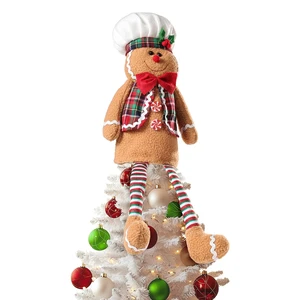 Gingerbread man Christmas Decorations, Christmas Tree Topper Gingerbread man, Funny and Unique Christmas Tree Decorations Gingerbread man Christmas Decorations, Christmas Tree Topper Gingerbread man, Funny and Unique Christmas Tree Decorations