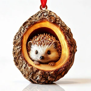 Hedgehog Christmas Ornament, 3D Resin Animal Ornaments for Christmas Tree | Cute Woodland Christmas Ornaments, Hedgehog Gifts For Women, Unique Funny Ornaments, Forest, Hedgehog, Fun, Animal Lover Hedgehog Christmas Ornament, 3D Resin Animal Ornaments for Christmas Tree | Cute Woodland Christmas Ornaments, Hedgehog Gifts For Women, Unique Funny Ornaments, Forest, Hedgehog, Fun, Animal Lover