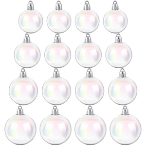 16 Pcs Iridescent Ornament Balls Clear Plastic Bubbles 4 Sizes | Transparent Balls for Cauldron Decor, Fake Bubble Design for Halloween Christmas DIY, Fillable Clear Ornaments Variety 16 Pcs Iridescent Ornament Balls Clear Plastic Bubbles 4 Sizes | Transparent Balls for Cauldron Decor, Fake Bubble Design for Halloween Christmas DIY, Fillable Clear Ornaments Variety