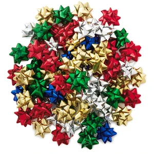 3" Holiday Gift Bows, 75-Pack (Red, Gold, Green, Silver, Blue) 3" Holiday Gift Bows, 75-Pack (Red, Gold, Green, Silver, Blue)